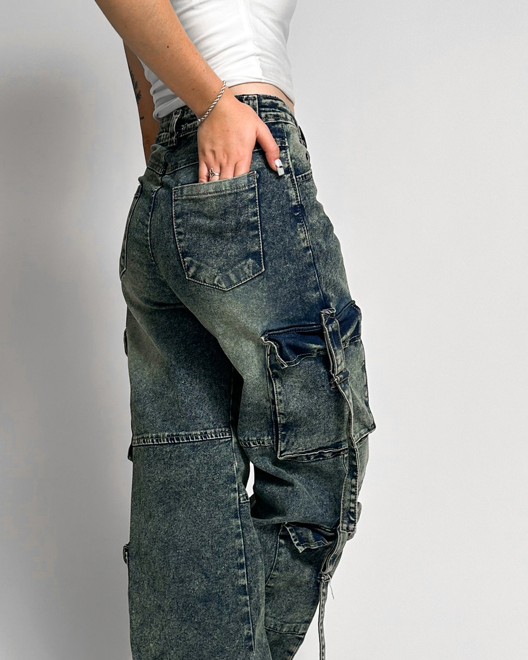 Jeans cargo RX Oxido - Baggy