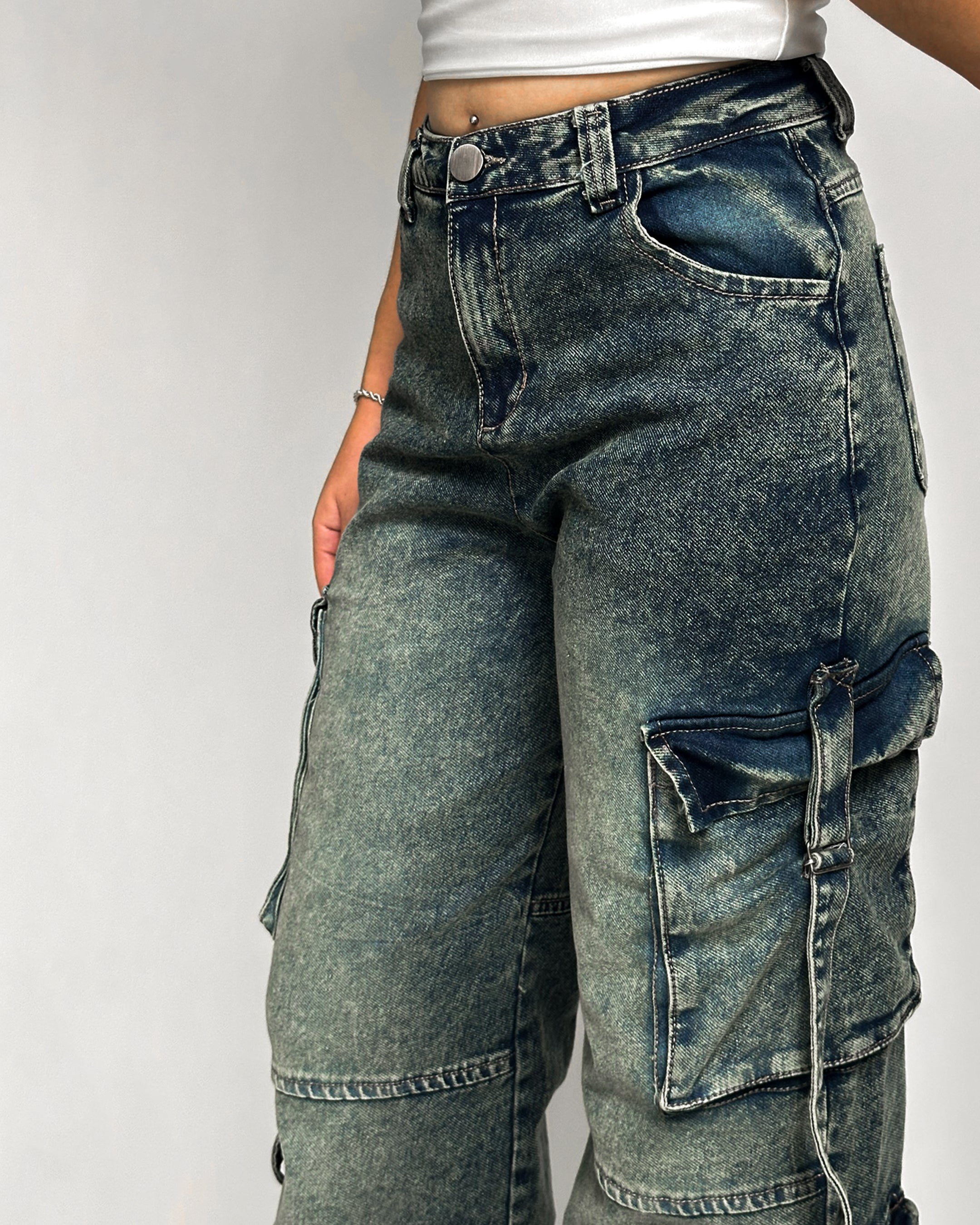 Jeans cargo RX Oxido - Baggy