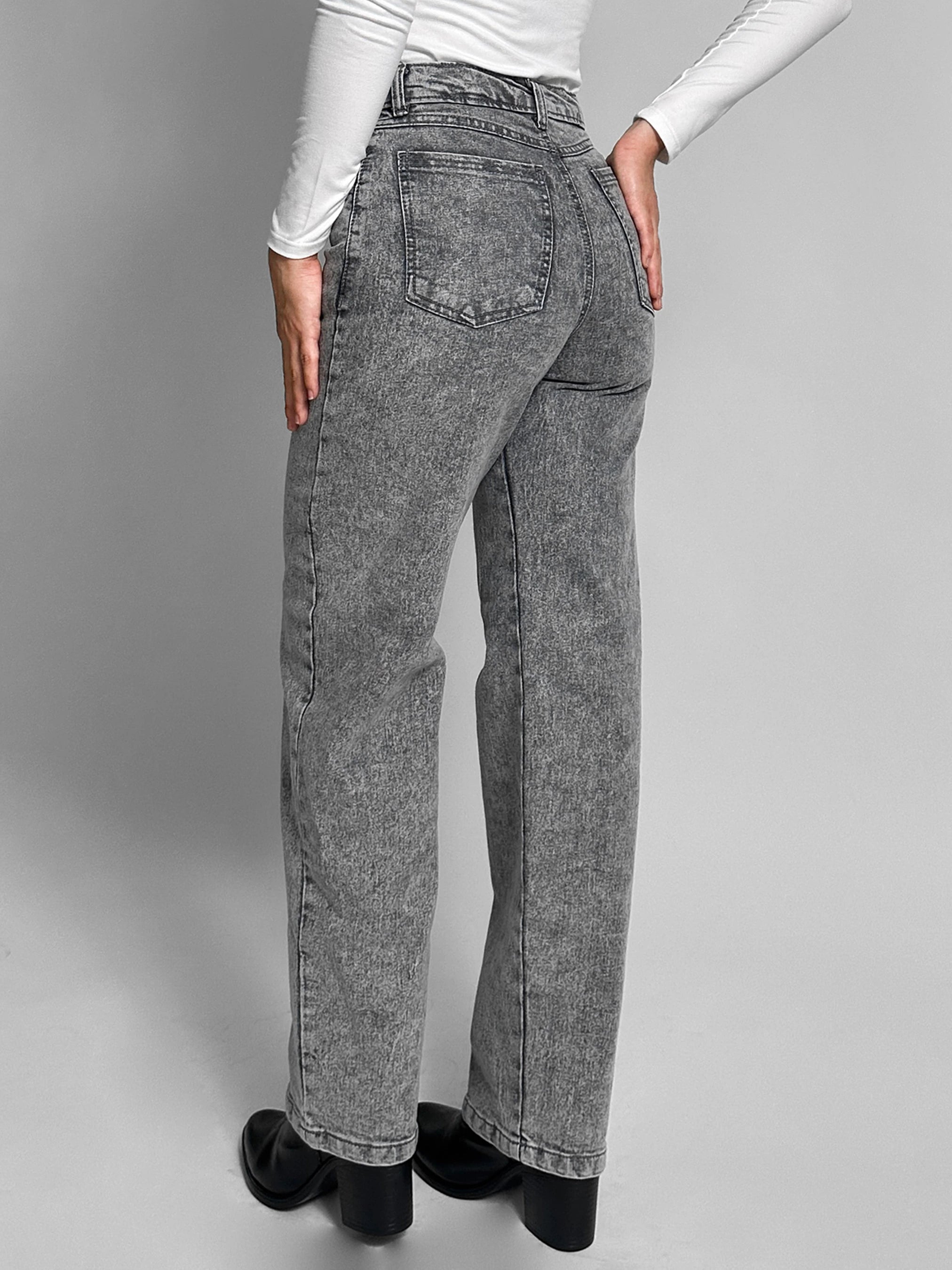 Jeans mid rise - barrel