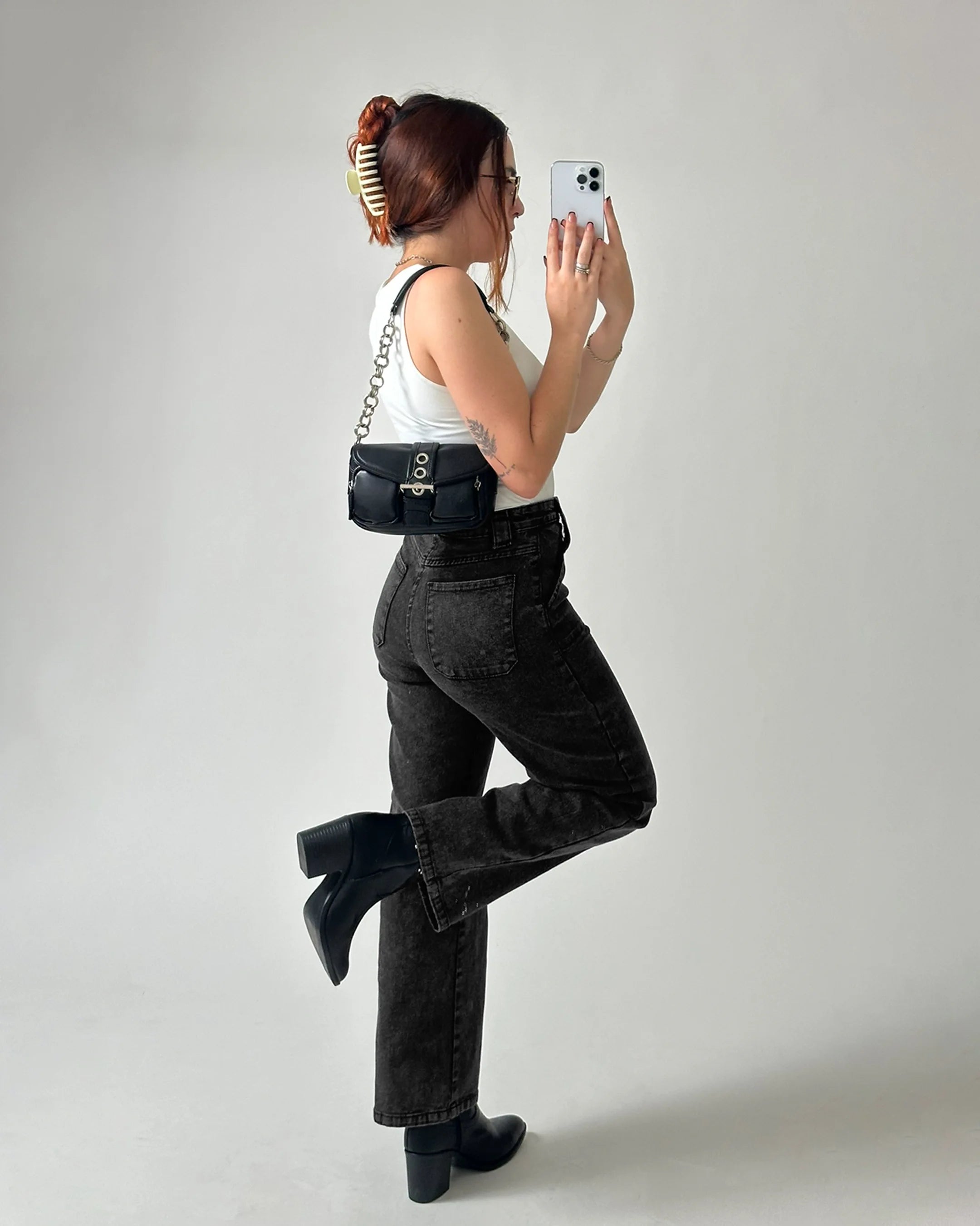 Jeans Margo negro - Recto