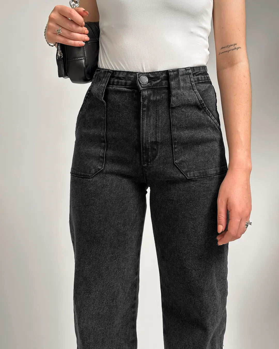 Jeans Margo negro - Recto