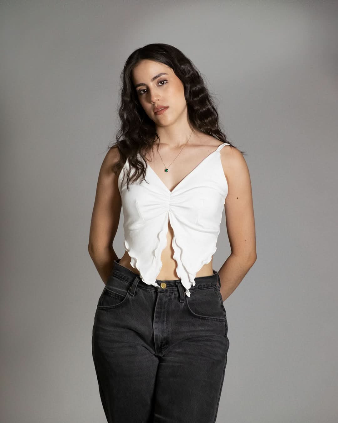 Blusa Camelia Ivory - AVORY