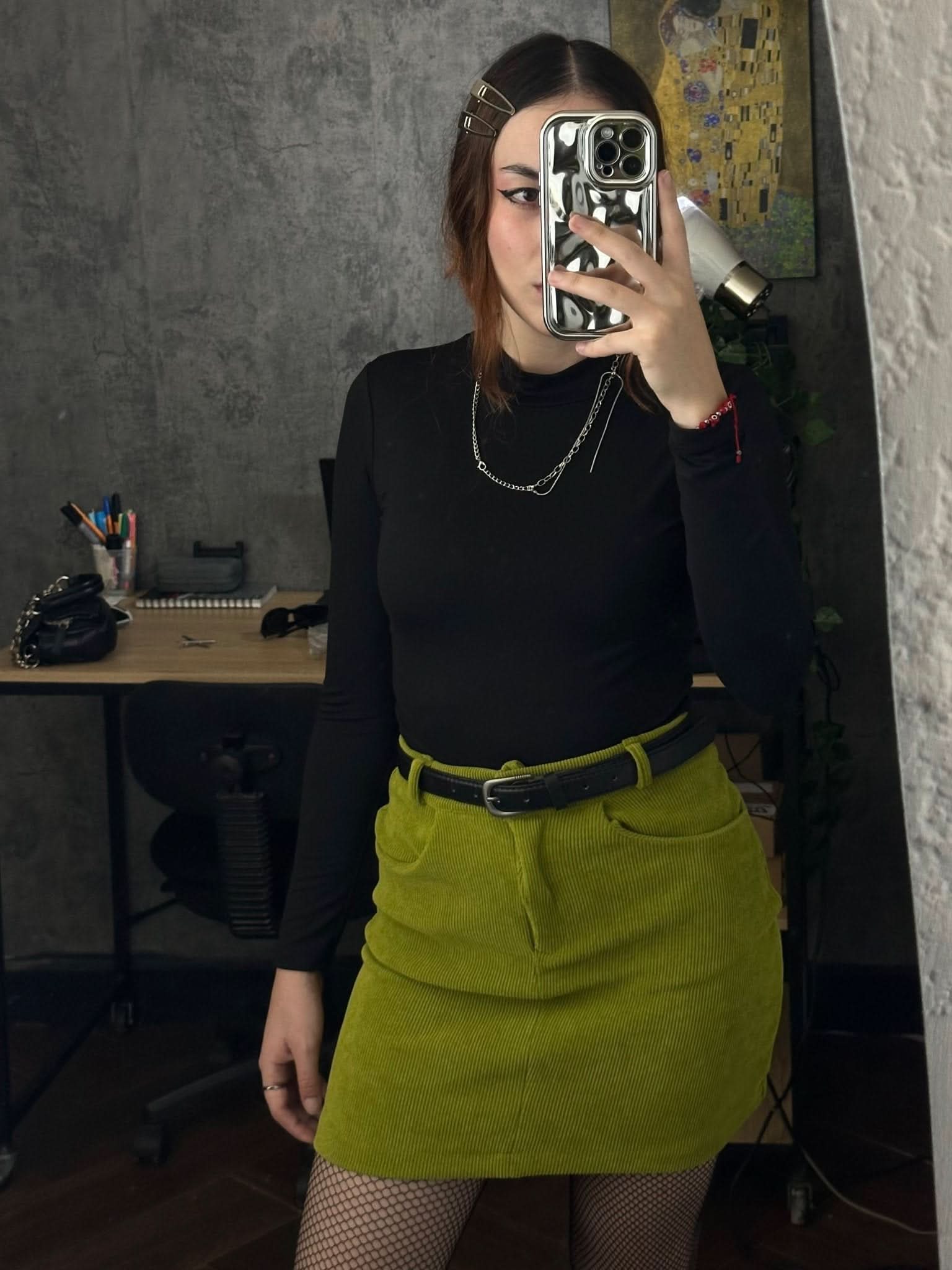 Falda panilla verde - AVORY