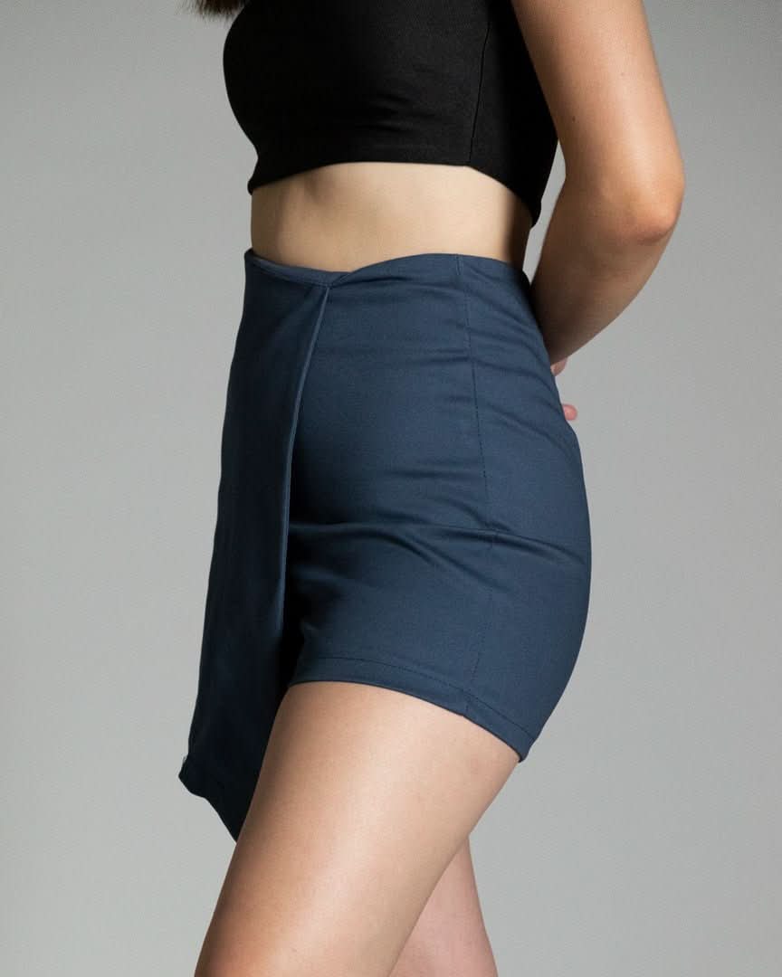 Falda short Asturia Azul - AVORY