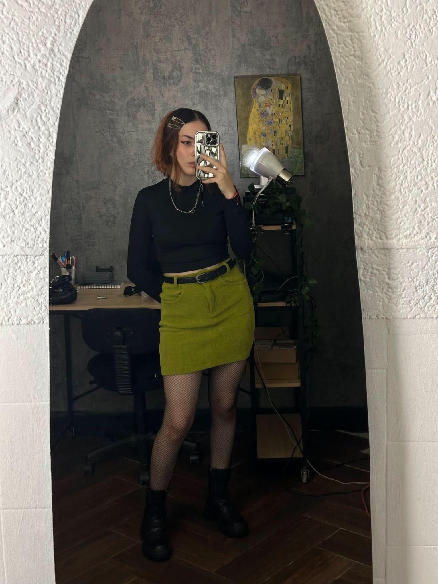 Falda panilla verde - AVORY