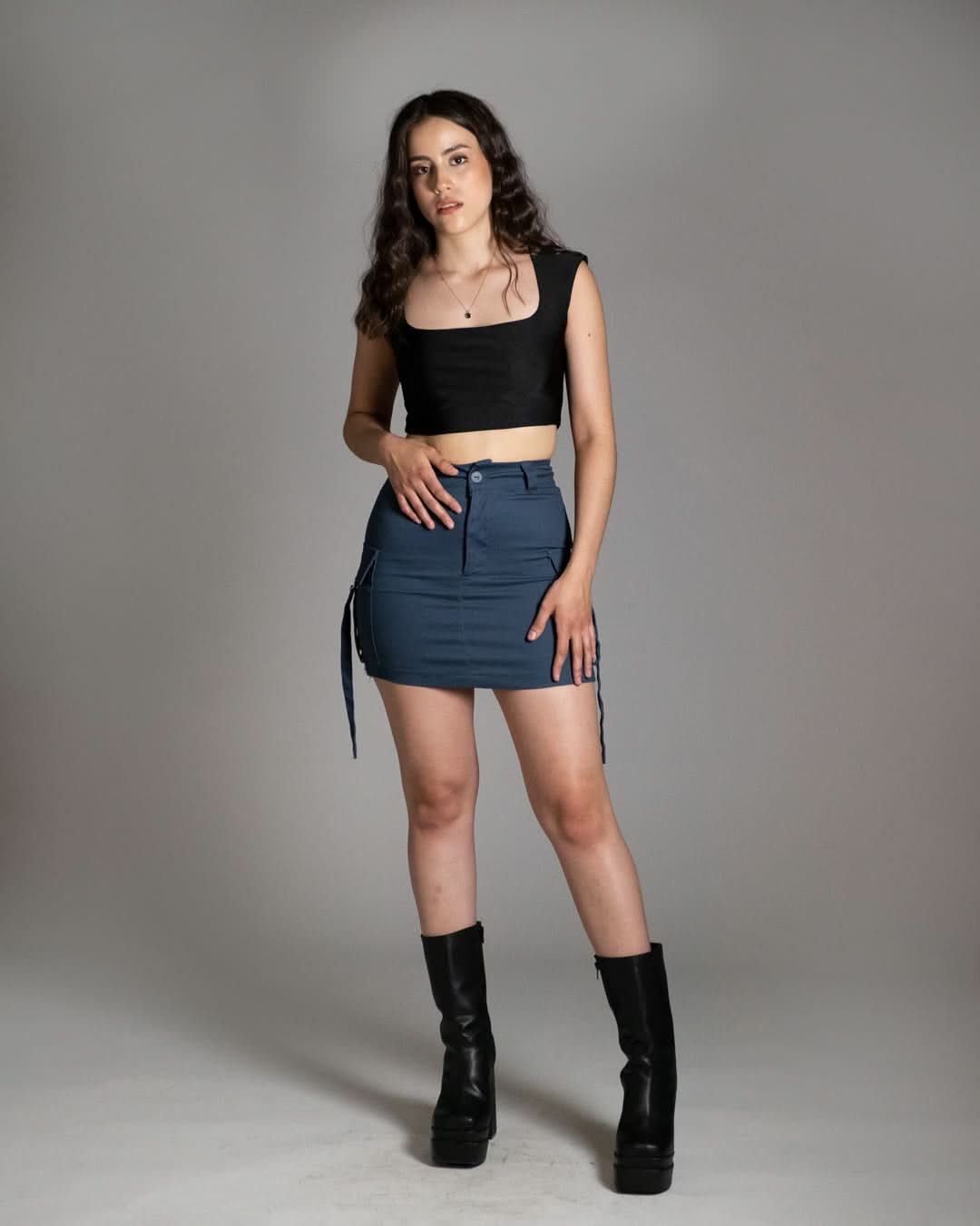 Falda Roku Azul - AVORY