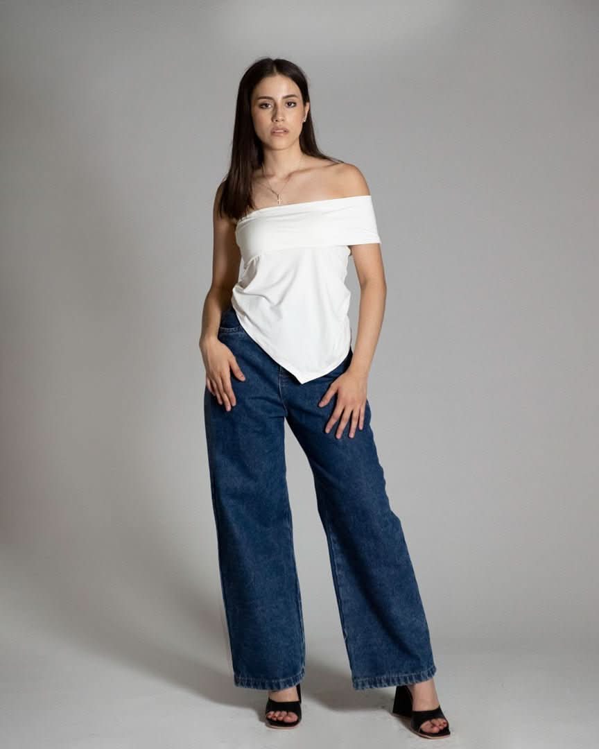 Jeans Mustia Azul oscuro - AVORY