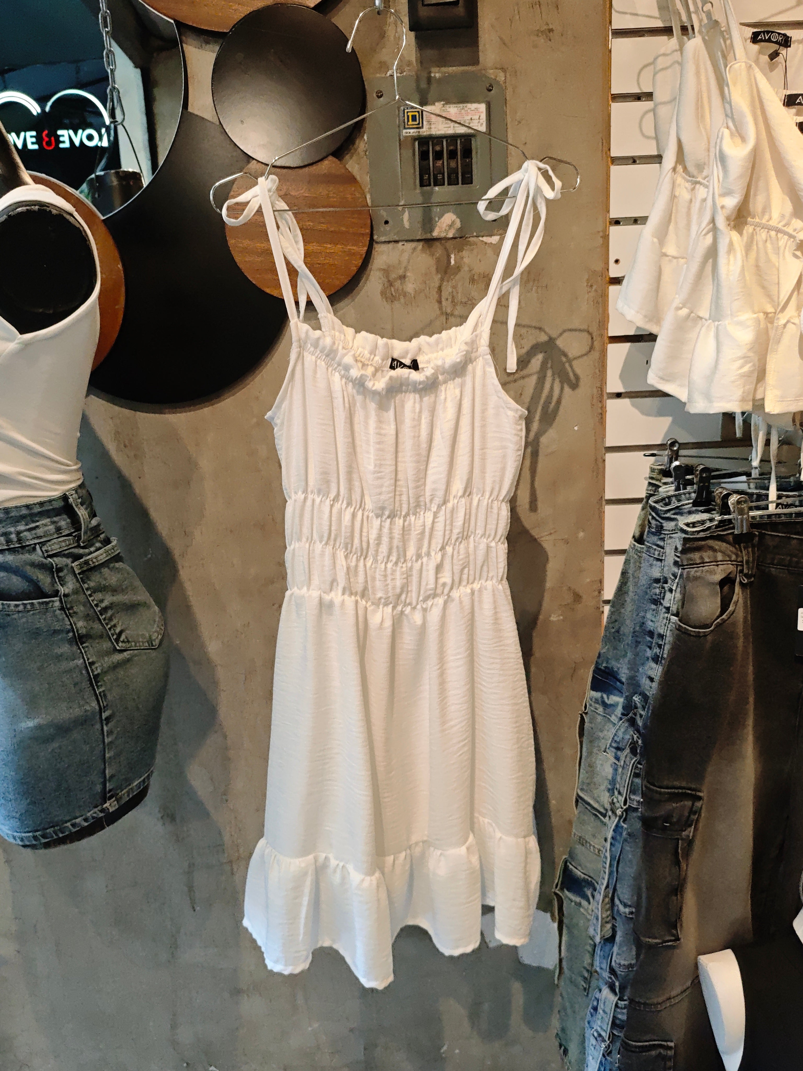 Vestido león blanco