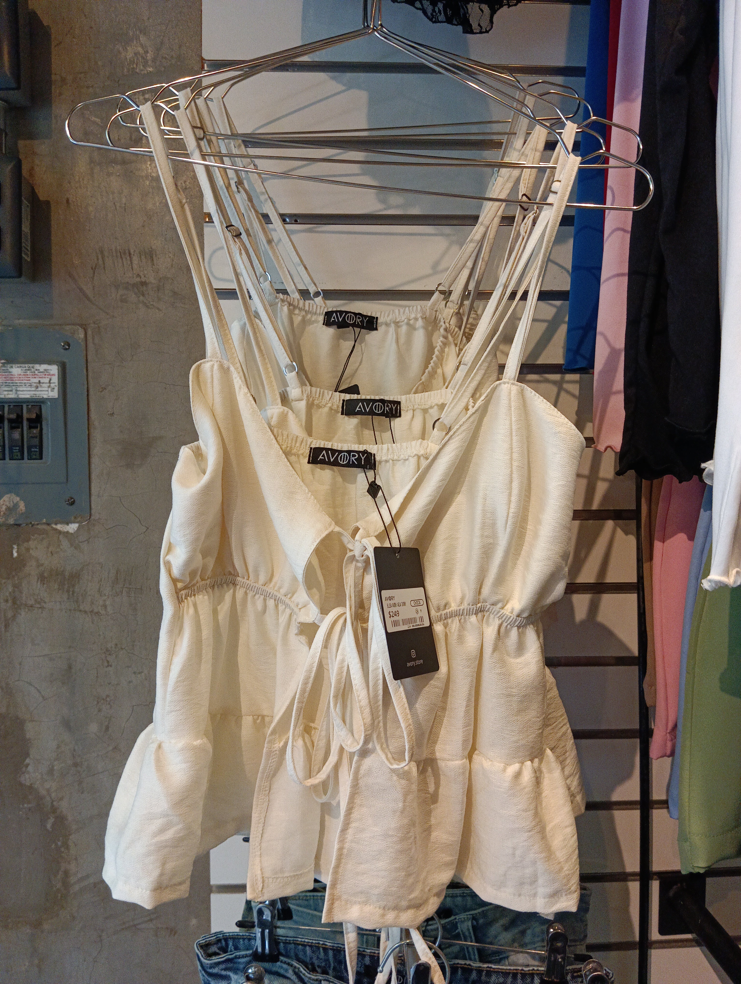 Blusa Agua ivory